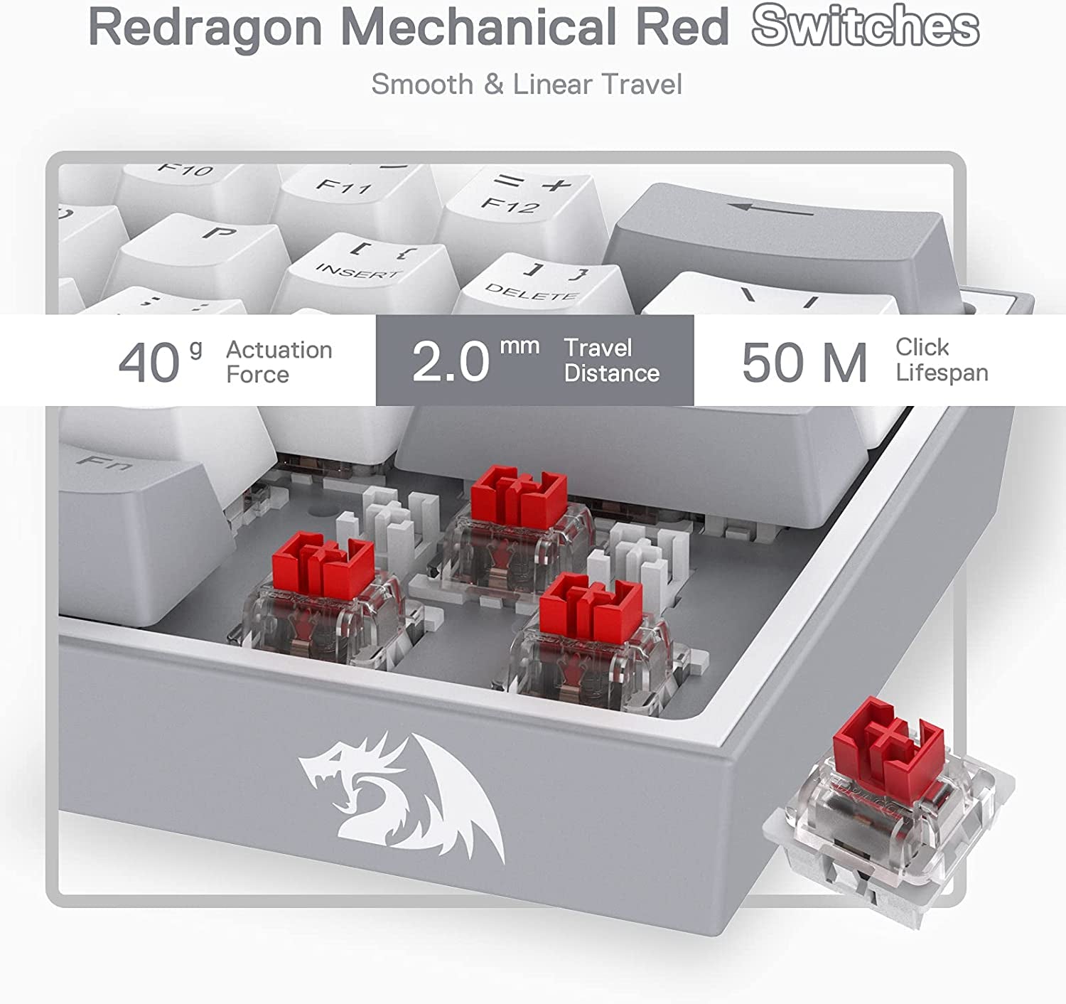 K617 Wired 60% Compact Hot-Swap RGB Gaming Mechanical Keyboard