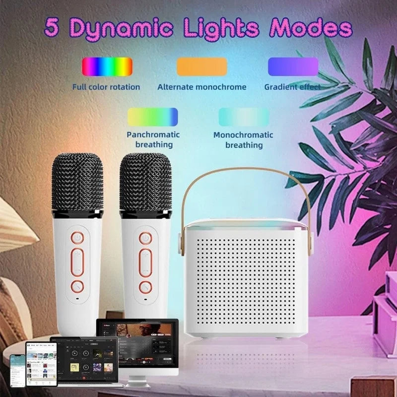 GUIDION DuoKaraoke portable Bluetooth karaoke machine