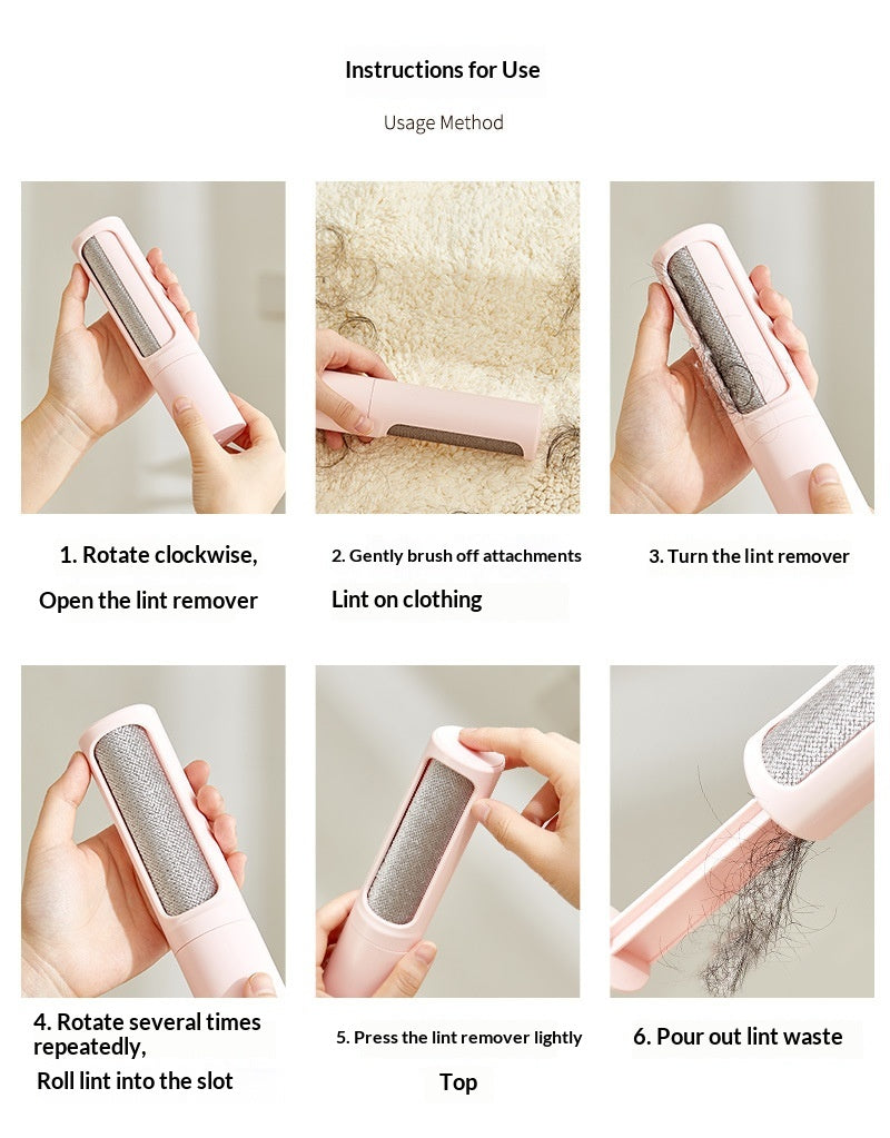 How to use GUIDION FurClean reusable pet hair remover