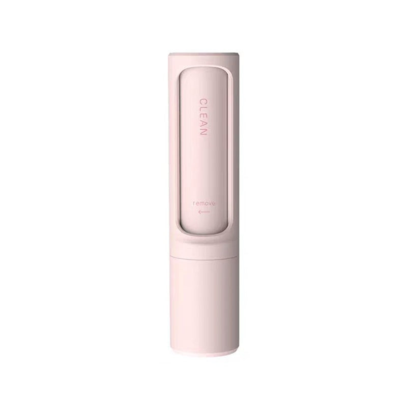 Pink reusable pet hair remover product example