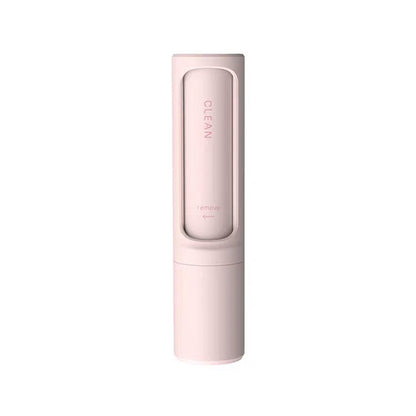 Pink reusable pet hair remover product example