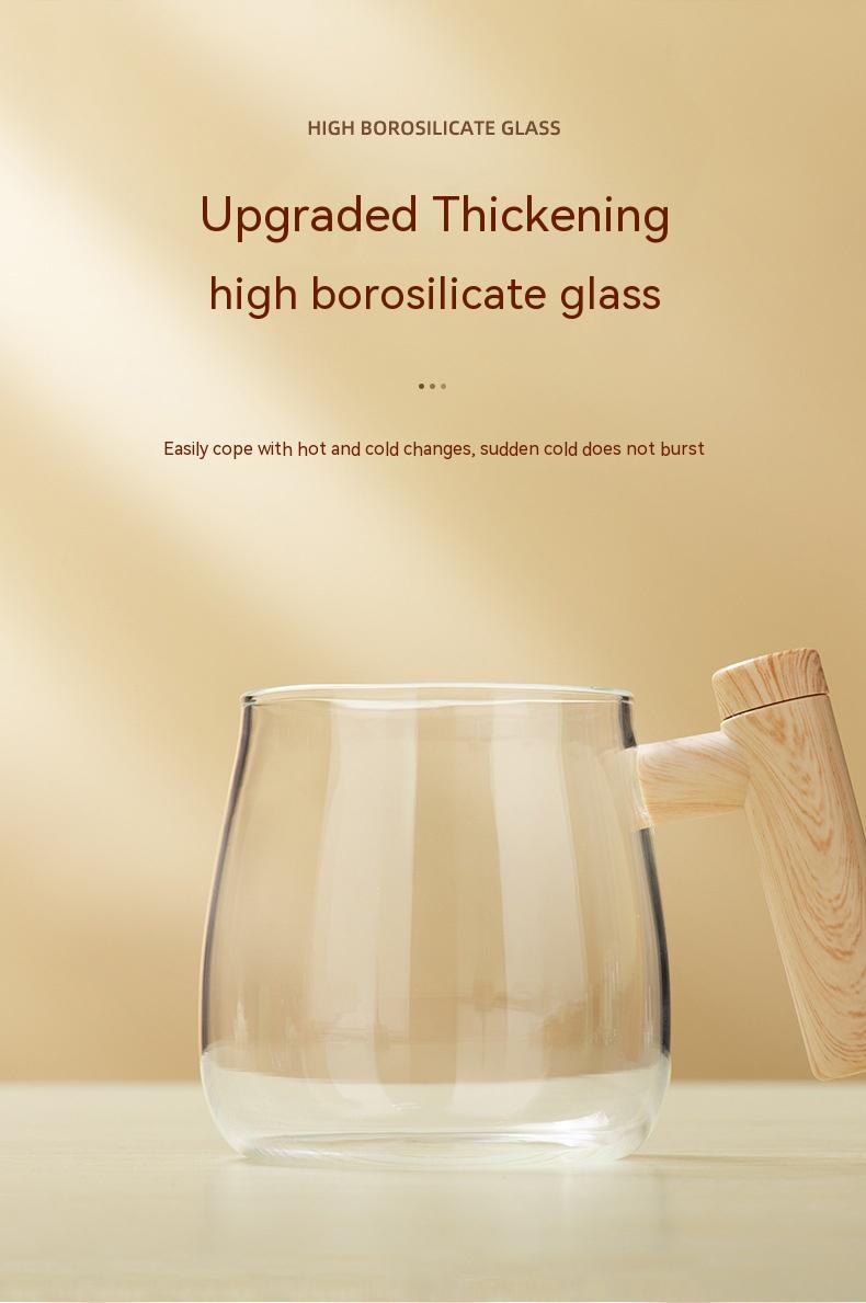 GUIDION StirGlass 400 self-stirring borosilicate glass mug