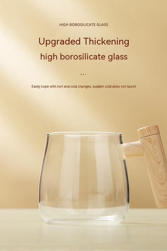 GUIDION StirGlass 400 self-stirring borosilicate glass mug